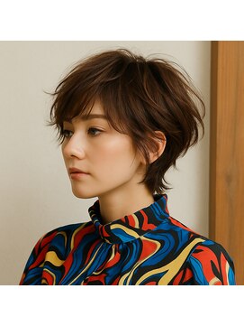 スープレックス ヘアーデザイン(SOUPREX HAIR DESIGN) マッシュショート束感レイヤー 20代 30代 40代 50代 60代