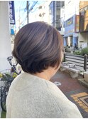 ハイライトで脱白髪染め