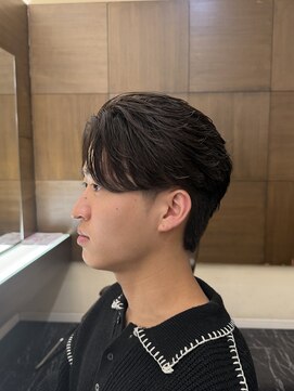 ログ 高松木太店(Log) メンズショート 高松フェザーパーマ