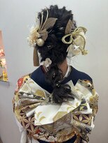 アカネ(Akane)&nbsp;成人式ヘアセット　振袖着付け　10代 20代