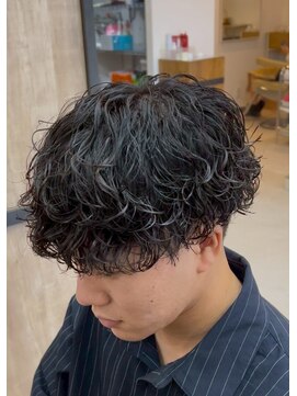 エッジ(EDGE) 大分メンズ刈り上げマッシュ波巻きスパイラルパーマ