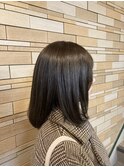 透明感♪ツヤサラ♪グレージュボブヘア