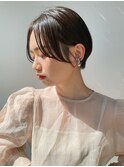 小顔前髪似合わせカット/クールショート/イメチェン/【銀座駅】