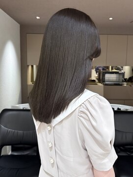 メゾンマイル 恵比寿(maison mile) オリーブグレージュ/透明感カラー/レイヤーカット/恵比寿駅