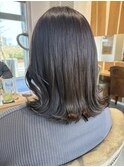 春カラー×透明感アッシュグレージュ