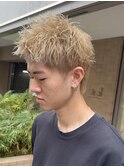 スパイキーショート×ミルクティーベージュ【八王子】