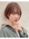 代々木/ブリーチなし/ショートボブ/酸性ストレート/新宿/韓国
