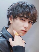 アグ ヘアー イロア 都島店(Agu hair iroa) 《Agu hair》緩め波巻きパーマ風ショート【numberA.×BLEACHi】