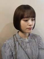 トッカ ヘアアンドトリートメント 大宮店(tocca)&nbsp;顎ラインボブ × ショコラブラウン