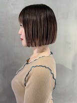 アルバム 銀座(ALBUM GINZA) フェミニンロングマロンベージュメルティカラー_ba539832