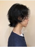 簡単メンズミディアムヘア