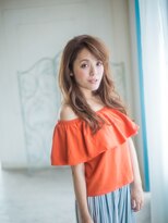 美容室チック 大島店(chic)&nbsp;ただのロングじゃつまらない！華やかウェーブ【大島】