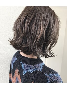 ヘアーデザイン シュシュ(hair design Chou Chou by Yone) ☆chouchou☆切りっぱなしボブ×ラベンダーアッシュ