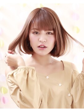 ペレ(pele) 【pele】大人かわいい・小顔・ナチュラル・ボブ・うるつや