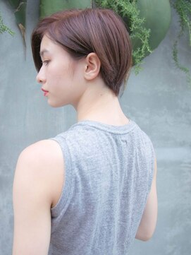 ルティア(Lutia) かきあげスタイル 夏ショート ラベンダーブラウン