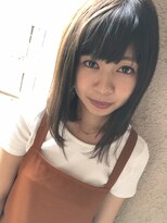 トゥーリ 二日市店(tuuli)&nbsp;二日市☆美容室☆ 大人可愛い 切りっぱなしセミディ☆