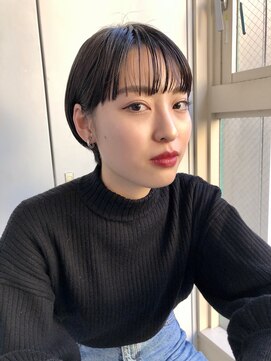 ヌード(NUDE) 「NUDE」#大人かわいい 小顔 ワイドバング マニッシュショート