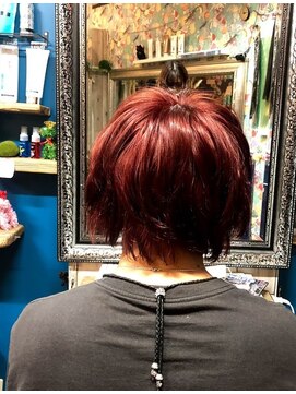 ウサギジュニア(ウサギjr.) メンズデザインカラー☆レッド