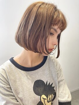 レトン 銀座(leton) 美髪/ホワイトグレージュ/大人かわいい/こなれミディ[銀座]