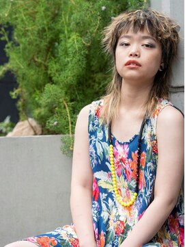 リブロ 三軒茶屋(LIBRO) ツイッギー×パーマスタイル