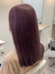 うるツヤピンクブラウン～秋冬美髪カラー