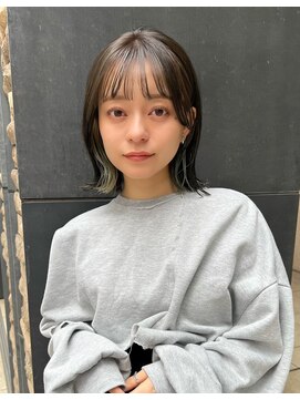 レトン 銀座(leton) イメチェン/チェリーブラウン/束感/ダークアッシュ/モード/前髪