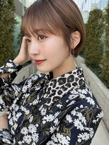 サンド 池袋(sand)&nbsp;イメチェン/ショート/ショートボブ/グレージュ