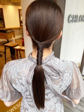 ティダスマイル(tida smile) ドレスヘア_ヘアアレンジお客様スタイル