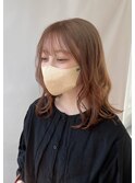 ワンブリーチでつくるピンクミルクティ