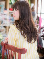 カバーヘア ブリス 戸田公園西口店(COVER HAIR bliss)&nbsp;くせ毛風シアーグレージュセミディc5戸田公園20代30代40代