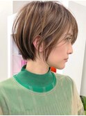 ハイライトバレイヤージュダブルカラーケアブリーチ30代40代