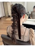 編み下ろしポニー
