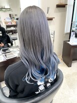 ブランシェ 西松山店 シルバー×ブルー