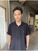 スパイキーショート×メンズショート