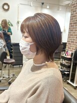 ヴィップルーム(viproom) 黒髪/グレーベージュ/レイヤーロング/前髪パーマ