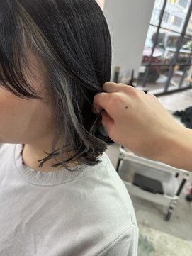 アトリエ ジジ(atelier ZiZi) インナーカラー　グレー