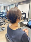 40代50代60代白髪マッシュショートボブ大人美人くびれ髪質改善