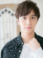 トニーアンドガイメン ホテル京阪仙台店(TONI&GUY MEN) 流行りのグレージュアッシュ斜めバングビジカジショートi仙台