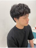 メンズマッシュパーマ