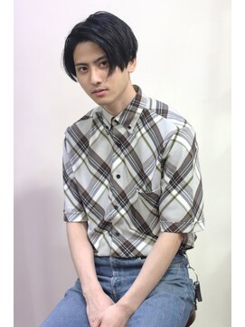 ブークル(boucle) さらっとストレートサイドパート　前下がり