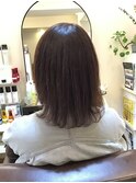 ツヤ髪ミディアム