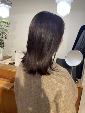 カールム(carlm) 【薬院・今泉carlm/上川美幸】 艶感グレージュ