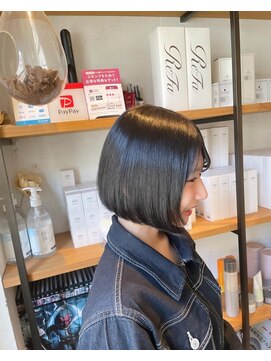 エイト 福岡天神店(EIGHT fukuoka) 【EIGHT福岡　片山智裕】艶髪ばっさりイメチェンボブ