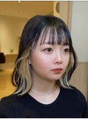 【イヤリングカラー×イノアブルーブラック/30代40代50代60代】