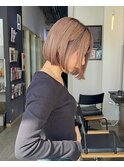 ピンクベージュ 卒業式 透明感カラー