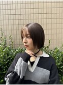 ぱつっとボブ