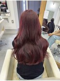 ブリーチなしダブルカラーで作るピンクブラウン