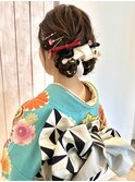 振袖×ふわふわツイン