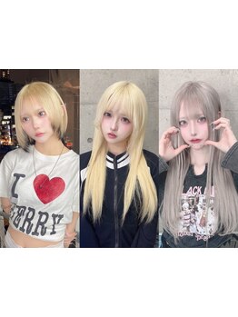 どこよりも可愛くなれる！初めてのブリーチカラー、ウルフカットはINK.にお任せ！[渋谷駅/学割U24/韓国]