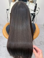 ロンド ブランシュ 錦糸町北口(Lond blanche)&nbsp;小顔に見せるヘアココアベージュ黒髪カタログ